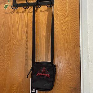 Herschel Supply Co. x Thrasher Black Crossbody Bag